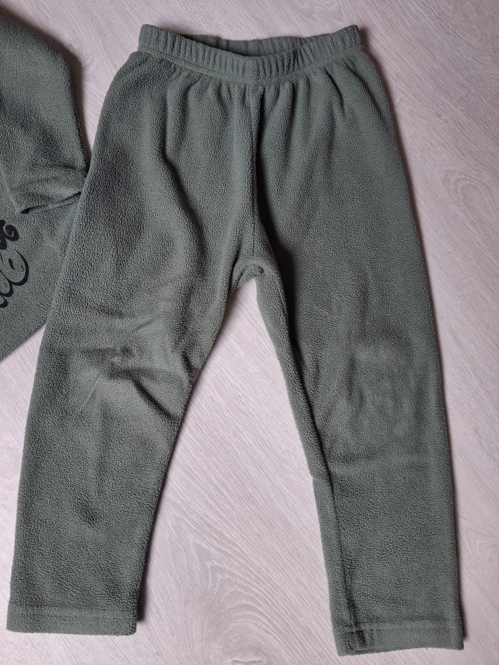 Pijama de lã quente verde cáqui Dinosaure Tissaia 4 anos (104 cm) – photo 3